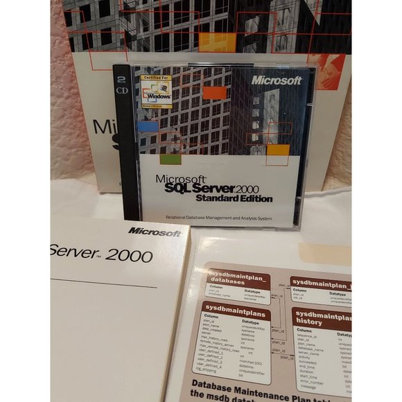 Microsoft SQL Server 2000 Standard Edition w/5 Client Licenses - 228-00690 - Picture 7 of 8